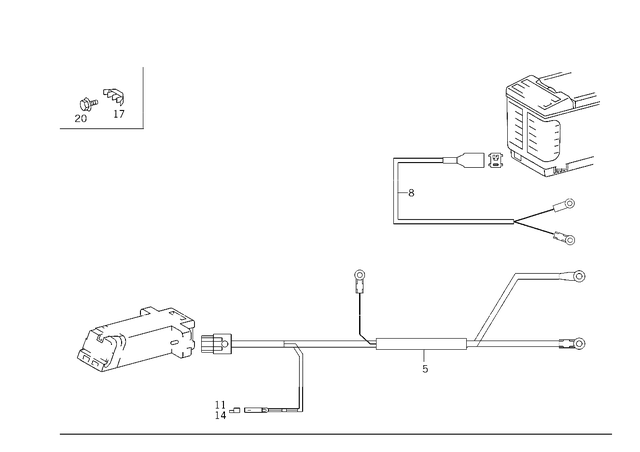 215452428 - Electrical System: Plug for Mercedes-Benz Image image