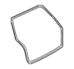 4B9827705G - Body: Weatherstrip for Audi: A6 Quattro, Allroad Quattro, S6 Image