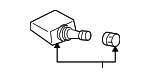 4250C193 - Electrical: TPMS Sensor for Mitsubishi Image