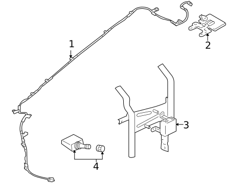 Tire Pressure Monitor Components for 2011 Mitsubishi Endeavor #0