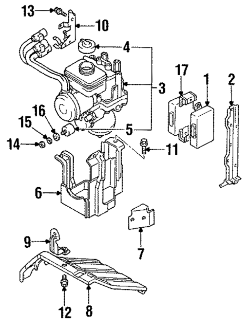 Anti-Lock Brakes for 1996 Mitsubishi Diamante #0