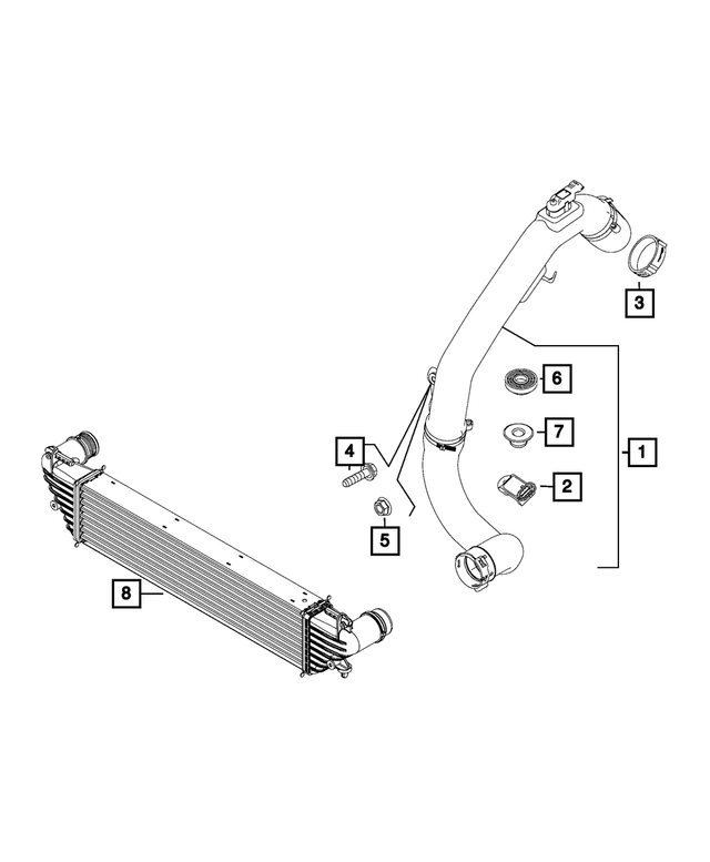 68188891AA - Electrical: Hose Clamp for Mopar Image