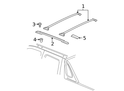 Luggage Carrier for 2013 Cadillac Escalade EXT #0