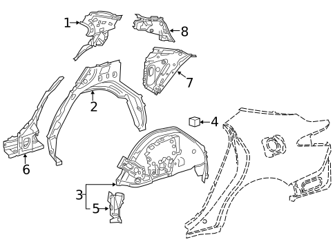 Inner Structure for 2020 Toyota Camry #0