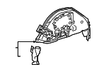 6160706090 - Body: Inner Wheelhouse for Toyota Image image