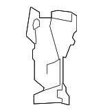 6164106140 - Body: Inner Wheelhouse Gusset for Toyota Image image