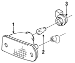 F3XY13368A - Electrical: Signal Lamp Assembly for Mercury: Villager Image