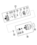 5078643AA - 62TE; 6-Speed; Automatic Transaxle: Thrust Needle Bearing for Mopar Image