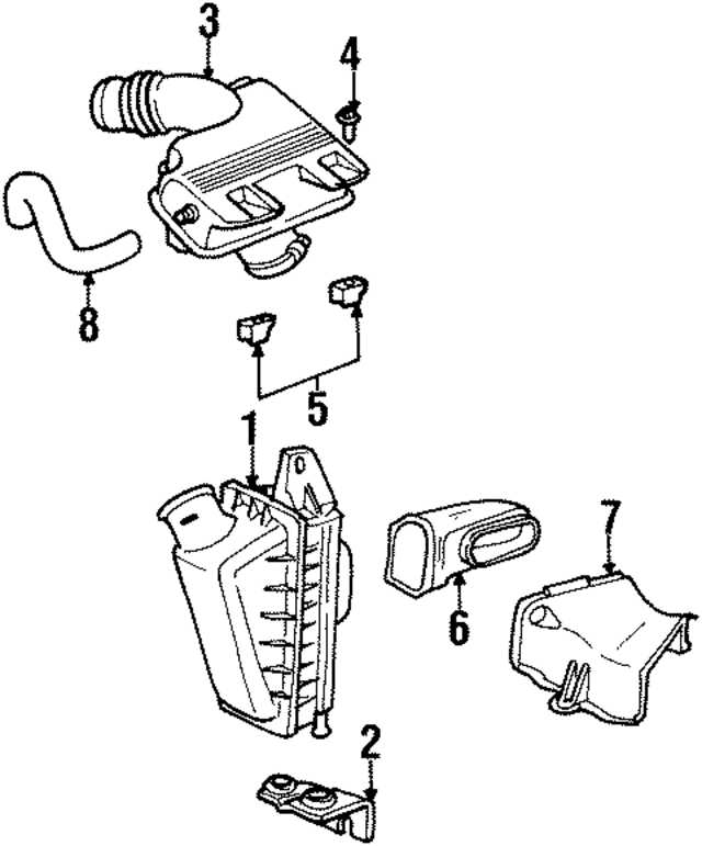 4612442 - Engine: Air Cleaner Assembly Bracket for Mopar Image