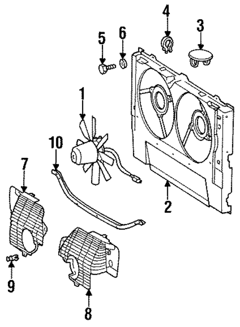 Condenser Fan for 2009 Mercedes-Benz GL 450 #0