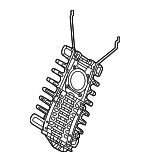 3Q0881879H - Body: Lumbar Support for Audi: A3, A3 Quattro, Q4 e-tron, Q4 e-tron Sportback, Q6 e-tron, RS3, S3, SQ6 e-tron Image