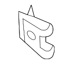 124100113 - Body: License Bracket Nut for Infiniti Image