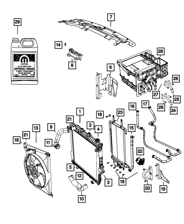 5192031AD - : Tpim Coolant Pump for Mopar Image