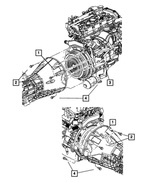 56041379AA - Clutch: Housing Clip, Mounting for Mopar Image