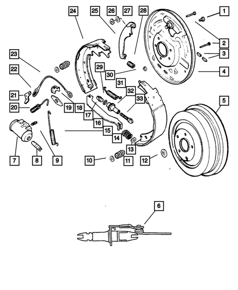 Rear Brakes for 2001 Dodge Ram 2500 #6