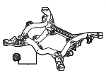 95533103044 - Suspension: Suspension Cross-member for Porsche: Cayenne Image