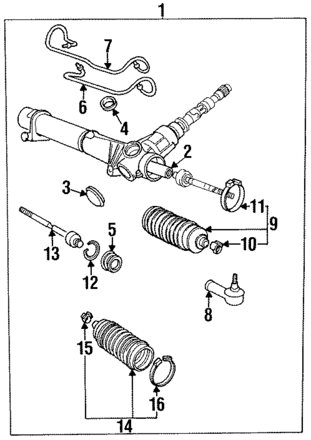 270597 - : Rack And Pinion Bellows for Volvo Image