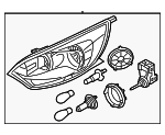921021W340 - : Composite Assembly for Kia: Rio Image