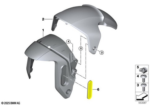 Front Wheel Fender for 2026 BMW-Motorrad R 1300 RS #0