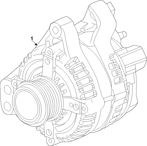 Alternator for 2018 Cadillac XT5 #2