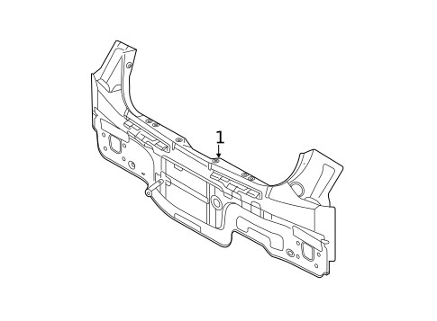 Rear Body for 2012 Kia Rio #1