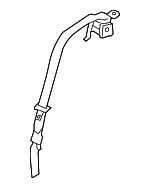 898504R500RY - Electrical: Center Belt Assembly for Hyundai: Sonata Image