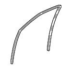 68141AA021 - Body: Run Channel for Toyota Image image