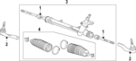 42820980 - Steering: Inner Tie Rod for GM Image