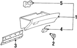 25632173 - Body: Glove Box Assembly for Buick: Riviera Image