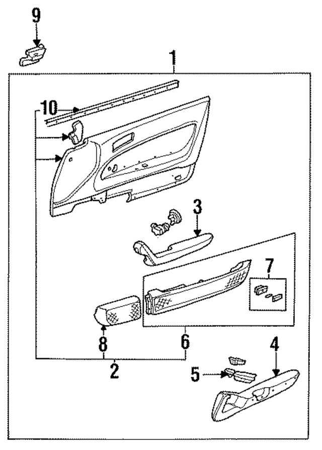 35750SM2A01ZA - : Door Window Switch for Honda Image