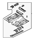 GV6Z7811135A - Body: Floor Pan for Ford Image