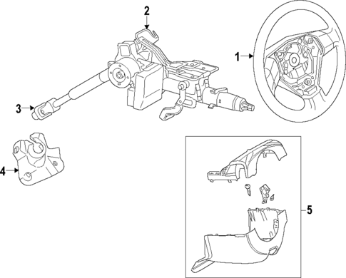 Steering Column for 2011 Mazda 2 #0