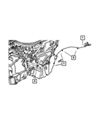 68223420AA - : Engine Block Heater Cord for Mopar Image