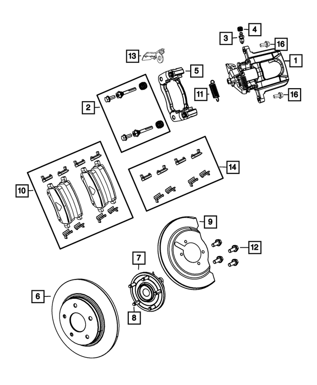 R8144206AC - Brakes: Disc Brake Caliper Assembly, Remanufactured, Right for Mopar Image