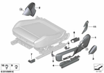 52107944367 - Seats: Seat Trim, Outer Left for BMW: 840i, 840iX, BMW ALPINA B8, M850iX Image image