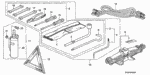 89101SW5003 - Interior/Bumper: BAG, TOOL for Honda Image