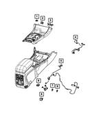 68381785AA - Electrical: Console Wiring for Dodge: Durango Image
