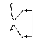 58188H8000 - Brakes: Carrier Spring for Kia: Rio Image