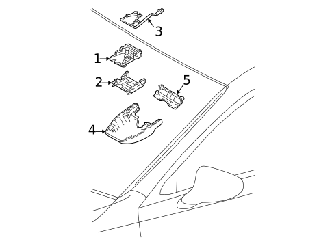 Electrical Components for 2019 Lexus LS500 #1