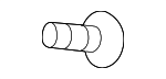 93903422J0 - Body: Center Molding Screw for Acura: ILX, MDX, RDX, RL, RLX, TL, TLX, ZDX Image