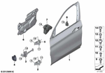 41007414369 - Bodywork: Door Front Left for BMW Image