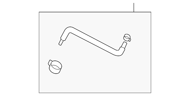 L33E-20-380A - Vacuum Hose 2007-2012 Mazda CX-7 | Mazda-Parts