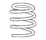 98133398009504 - Suspension: Spring for Porsche: Boxster, Cayman Image