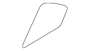 8E5Z5426870A - Body: Fixed Glass for Ford Image