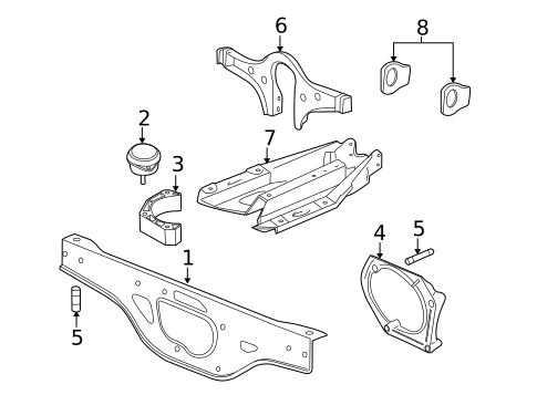 Engine Mounting for 2012 Porsche 911 #0