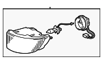 8121033080 - Electrical: Fog Lamp Assembly for Lexus: ES300 Image