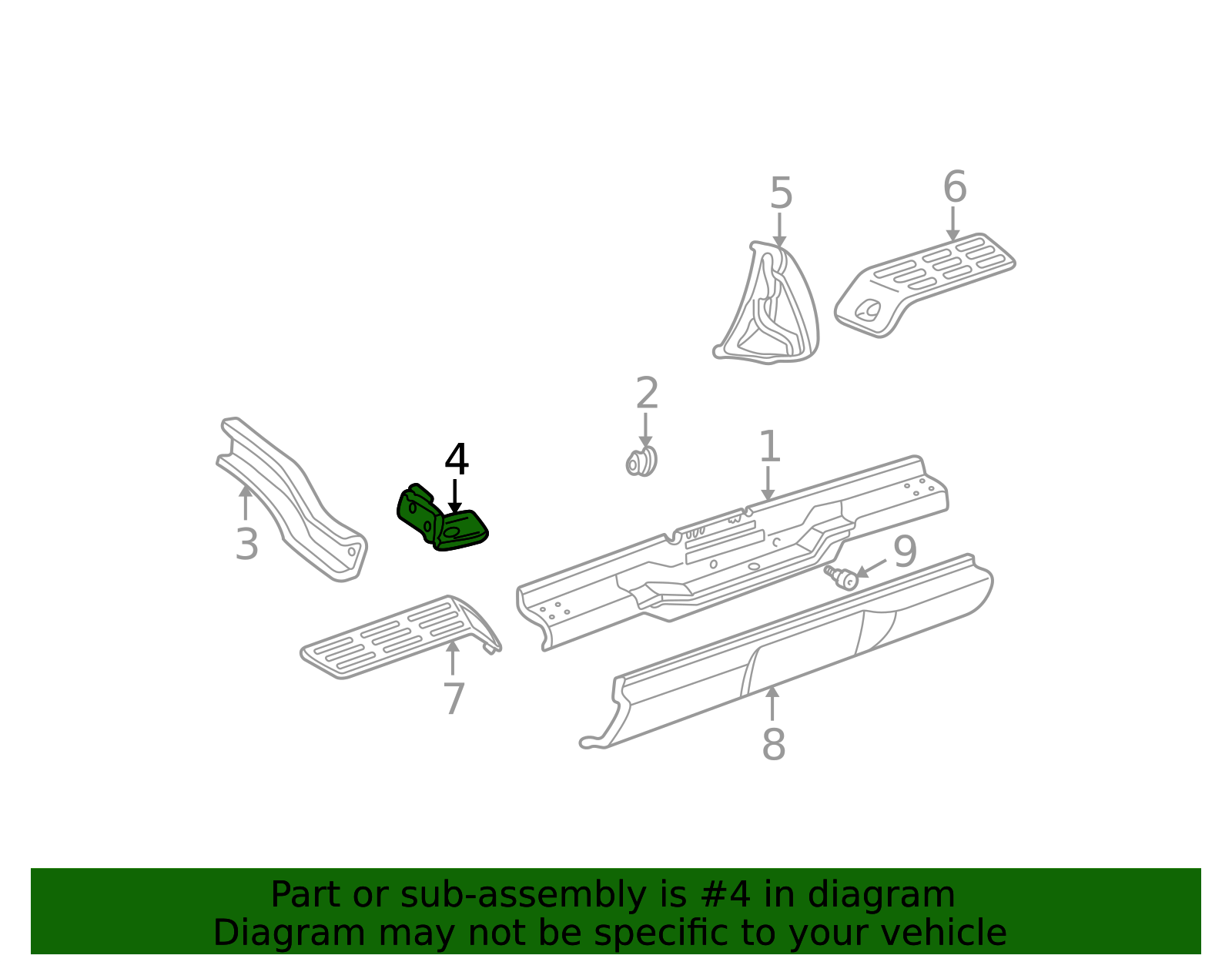 1994-1997 GM Inner Bracket 15685207 | OEM Parts Online