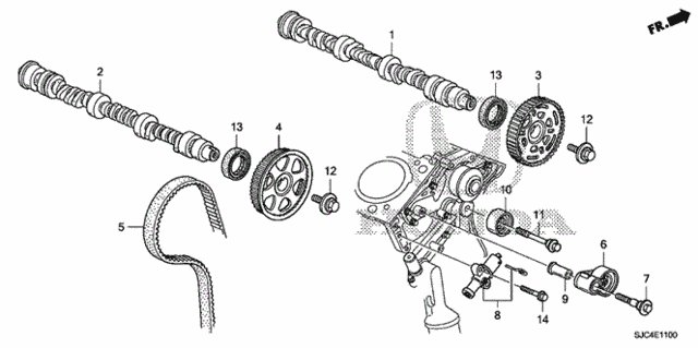 Camshaft - Timing Belt for 2011 Honda Ridgeline #0