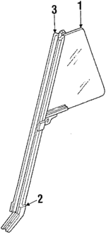 20318056 - Body: Glass for Buick: Skyhawk | Chevrolet: Cavalier | Oldsmobile: Firenza | Pontiac: J2000 Sunbird, Sunbird Image