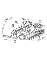 5139521AA - Interior Trim: Seat Bolster for Chrysler: PT Cruiser Image